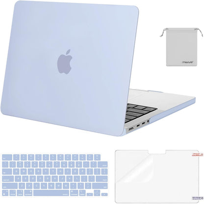 MOSISO Compatible with MacBook Pro 14 inch Case M5-M1 2026-2021 A3427 A3426 A3434 A3112 A3185 A3401 A2918 A2992 A2779 A2442,Hard Case&Keyboard Skin&ScreenFilm&Pouch