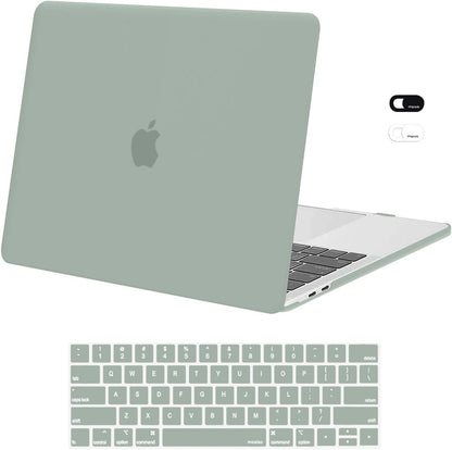 MOSISO Compatible with MacBook Pro 13 inch Case M2/M1 2016-2026, Shockproof & Anti-Scratch Plastic Hard Case, Keyboard Skin & Webcam Cover