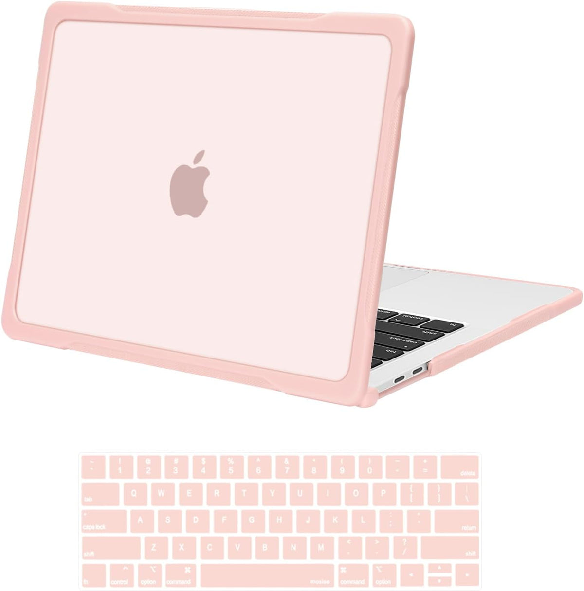 MOSISO for MacBook Pro 13 inch Case M2/M1 2016-2026, Crack-Resistant Shockproof Plastic Hard Case with Soft TPU Bumper & Keyboard Cover