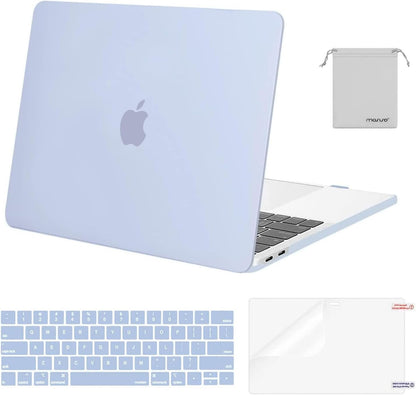 MOSISO Compatible with MacBook Pro 13 inch Case M2/M1 2016-2026 A2338 A2251 A2289 A2159 A1989 A1708 A1706,Plastic Hard Shell&Keyboard Cover&Screen Film&Storage Bag