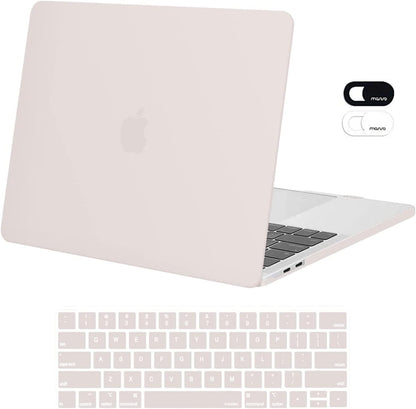 MOSISO Compatible with MacBook Pro 13 inch Case M2/M1 2016-2026, Shockproof & Anti-Scratch Plastic Hard Case, Keyboard Skin & Webcam Cover