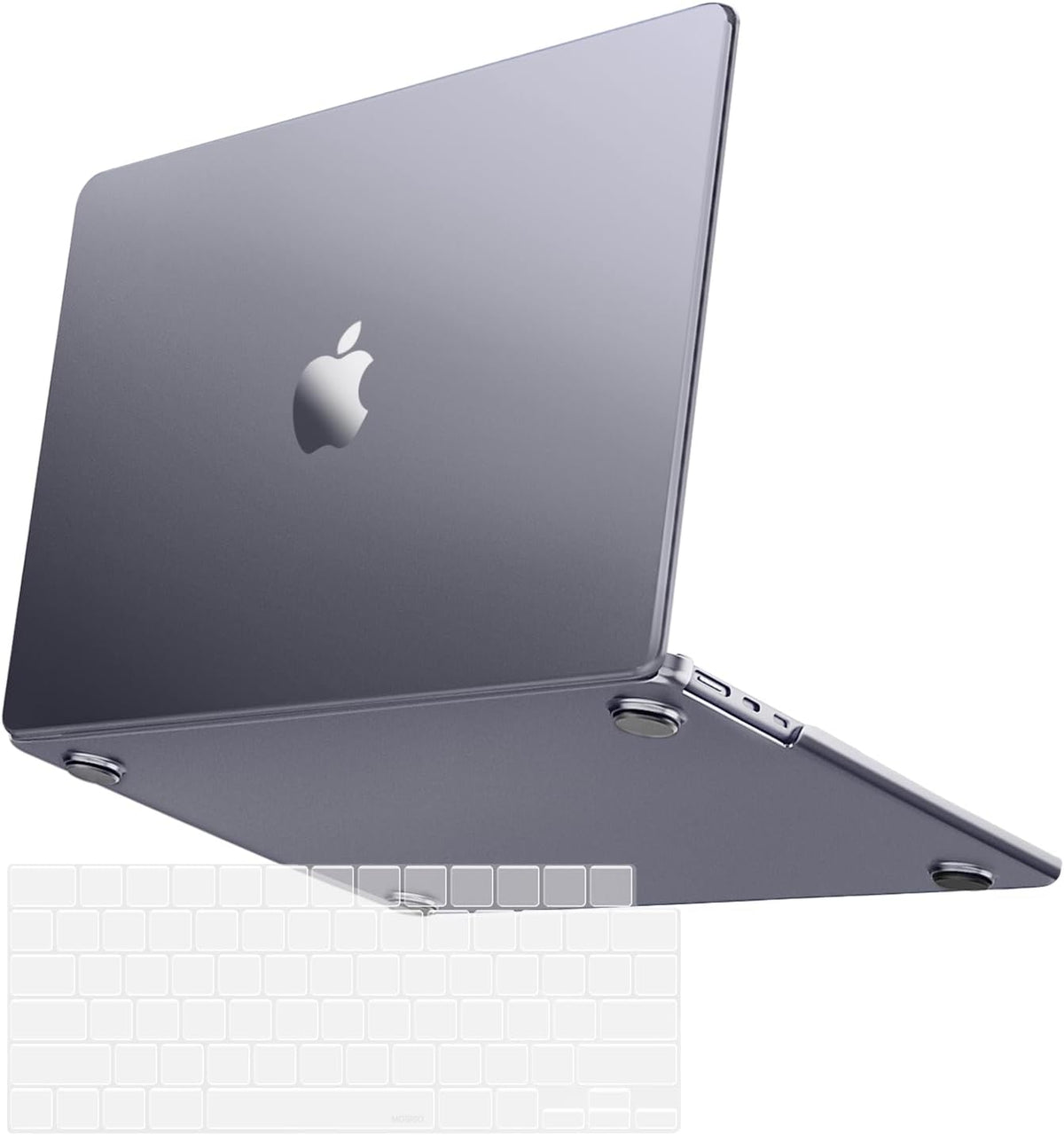 MOSISO Ultra-Thin Seamless Cover Compatible with MacBook Air 13 inch Case M2-M5 2022-2026 A3449 A3240 A3113 A2681, 2 in 1 Anti-Fingerprint Hard Shell Set