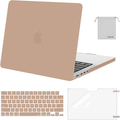 MOSISO Compatible with MacBook Pro 14 inch Case M5-M1 2026-2021 A3427 A3426 A3434 A3112 A3185 A3401 A2918 A2992 A2779 A2442,Hard Case&Keyboard Skin&ScreenFilm&Pouch