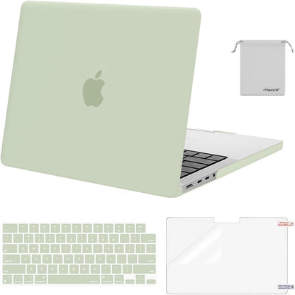 MOSISO Compatible with MacBook Pro 14 inch Case M5-M1 2026-2021 A3427 A3426 A3434 A3112 A3185 A3401 A2918 A2992 A2779 A2442,Hard Case&Keyboard Skin&ScreenFilm&Pouch
