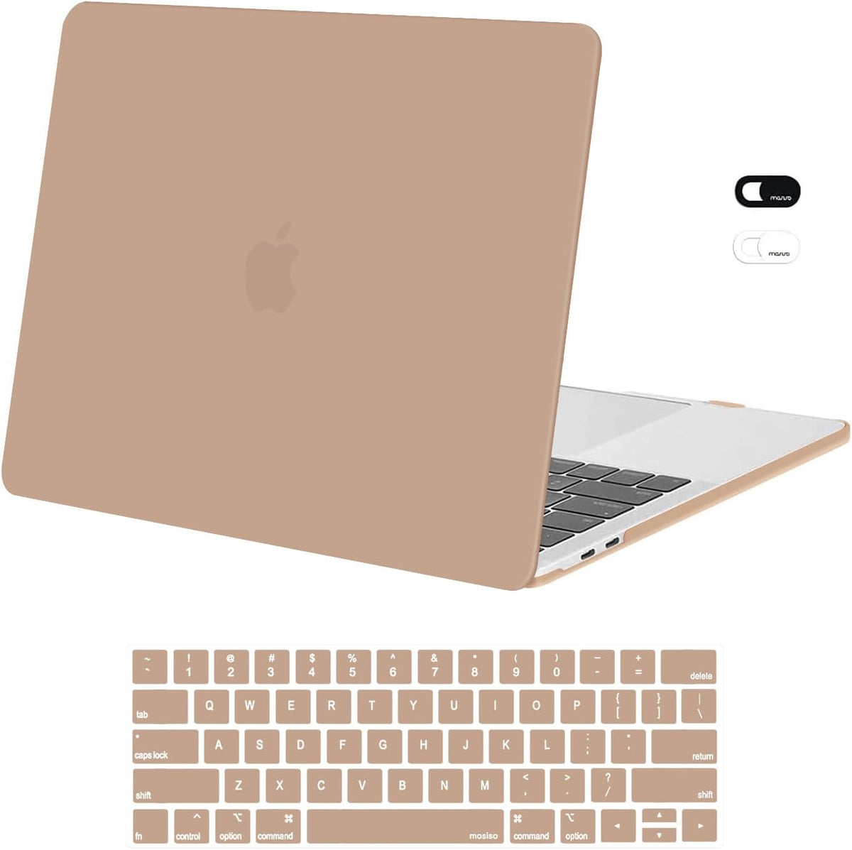 MOSISO Compatible with MacBook Pro 13 inch Case M2/M1 2016-2026, Shockproof & Anti-Scratch Plastic Hard Case, Keyboard Skin & Webcam Cover