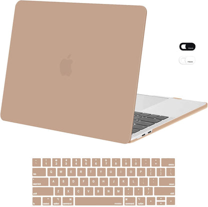 MOSISO Compatible with MacBook Pro 13 inch Case M2/M1 2016-2026, Shockproof & Anti-Scratch Plastic Hard Case, Keyboard Skin & Webcam Cover