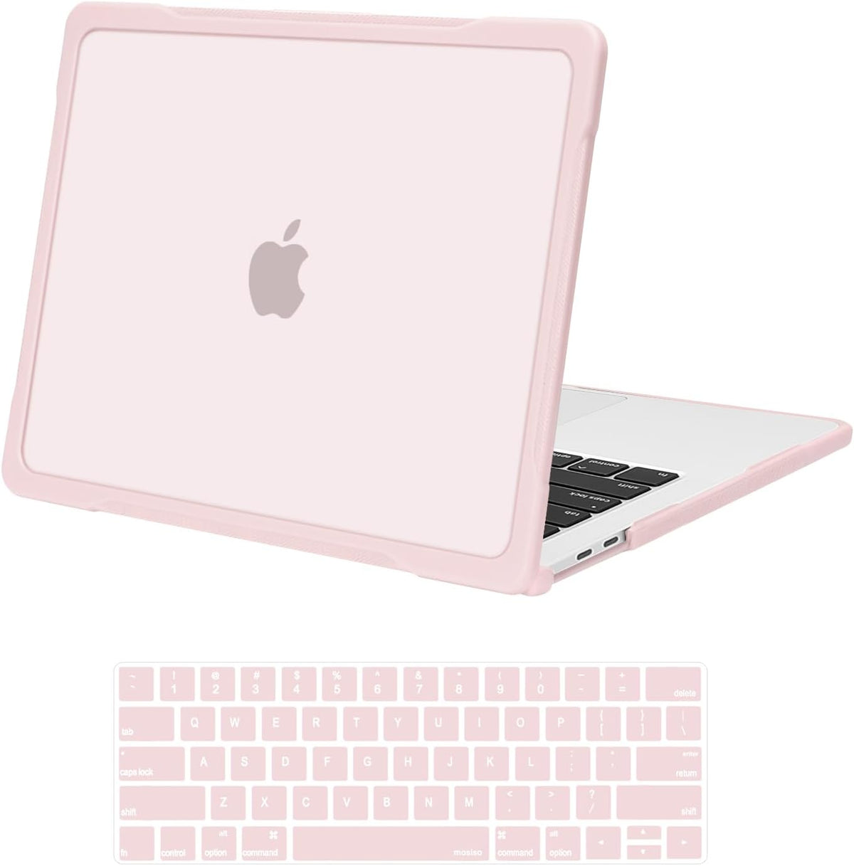 MOSISO for MacBook Pro 13 inch Case M2/M1 2016-2026, Crack-Resistant Shockproof Plastic Hard Case with Soft TPU Bumper & Keyboard Cover