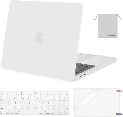 MOSISO Compatible with MacBook Pro 13 inch Case M2/M1 2016-2026 A2338 A2251 A2289 A2159 A1989 A1708 A1706,Plastic Hard Shell&Keyboard Cover&Screen Film&Storage Bag