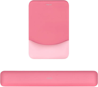MOSISO Ergonomic Keyboard & Mouse Wrist Rest Set — Memory Foam Cushion with Non-Slip Base for Office, Gaming & Typing Pain Relief