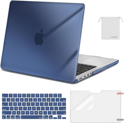 MOSISO Compatible with MacBook Pro 14 inch Case M5-M1 2026-2021 A3427 A3426 A3434 A3112 A3185 A3401 A2918 A2992 A2779 A2442,Hard Case&Keyboard Skin&ScreenFilm&Pouch