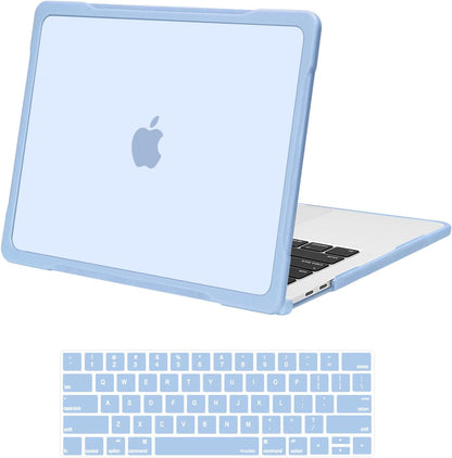MOSISO for MacBook Pro 13 inch Case M2/M1 2016-2026, Crack-Resistant Shockproof Plastic Hard Case with Soft TPU Bumper & Keyboard Cover