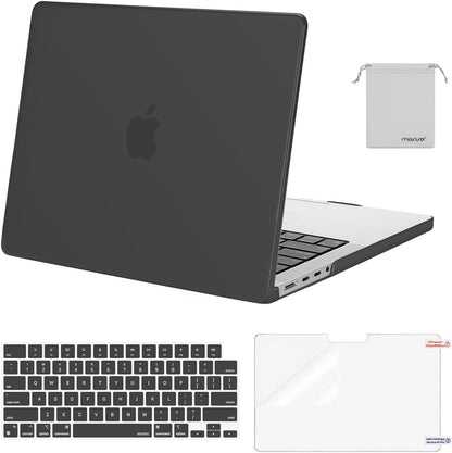 MOSISO Compatible with MacBook Pro 14 inch Case M5-M1 2026-2021 A3427 A3426 A3434 A3112 A3185 A3401 A2918 A2992 A2779 A2442,Hard Case&Keyboard Skin&ScreenFilm&Pouch