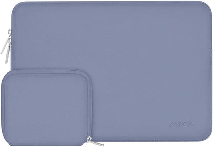 MOSISO Universal Neoprene Laptop Sleeve with Matching Small Accessory Pouch, Shockproof Water Resistant Notebook Case Fits 12.3–18.5 Inch Mac & Windows Laptops