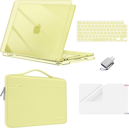 MOSISO MacBook Neo Case 13 inch 2026 A18 Pro, Scratch-Resistant Shockproof Hard Shell, Sleeve Bag, Keyboard Cover, Screen Protector & Type-C