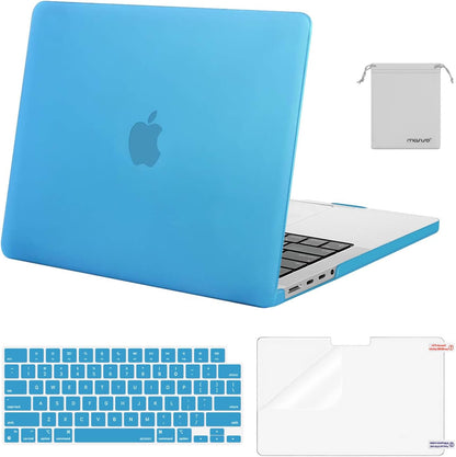 MOSISO Compatible with MacBook Pro 14 inch Case M5-M1 2026-2021 A3427 A3426 A3434 A3112 A3185 A3401 A2918 A2992 A2779 A2442,Hard Case&Keyboard Skin&ScreenFilm&Pouch