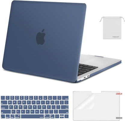 MOSISO Compatible with MacBook Pro 13 inch Case M2/M1 2016-2026 A2338 A2251 A2289 A2159 A1989 A1708 A1706,Plastic Hard Shell&Keyboard Cover&Screen Film&Storage Bag