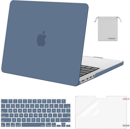 MOSISO Compatible with MacBook Pro 14 inch Case M5-M1 2026-2021 A3427 A3426 A3434 A3112 A3185 A3401 A2918 A2992 A2779 A2442,Hard Case&Keyboard Skin&ScreenFilm&Pouch