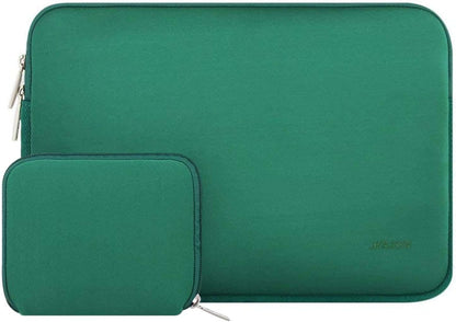MOSISO Universal Neoprene Laptop Sleeve with Matching Small Accessory Pouch, Shockproof Water Resistant Notebook Case Fits 12.3–18.5 Inch Mac & Windows Laptops
