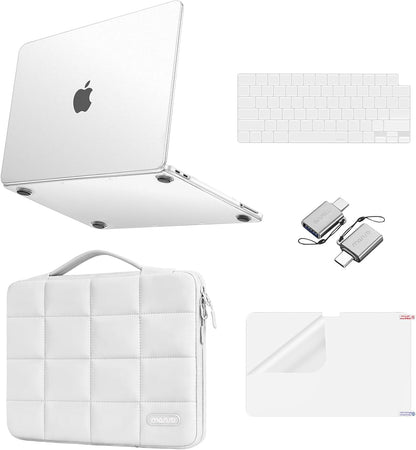 MOSISO Compatible with MacBook Neo Case 13 inch 2026 A3404, Scratch & Fingerprint Resistant Hard Shell, Keyboard Cover, Screen Protector & Puffy Bag