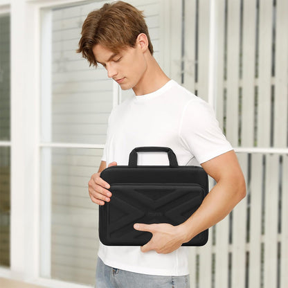 MOSISO Shockproof Waterproof EVA Hard Shell Laptop Case with Handle, Front Pocket & Luggage Belt, Fits 13.3-17.3" MacBook HP Dell Lenovo