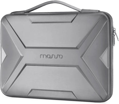 MOSISO X Geometric EVA Hard Shell Laptop Carry Case with PU Handle, Shockproof Waterproof, Fits 13-17.3 Inch MacBook HP Dell Lenovo Notebook