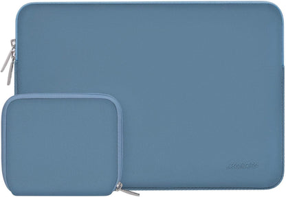 MOSISO Universal Neoprene Laptop Sleeve with Matching Small Accessory Pouch, Shockproof Water Resistant Notebook Case Fits 12.3–18.5 Inch Mac & Windows Laptops