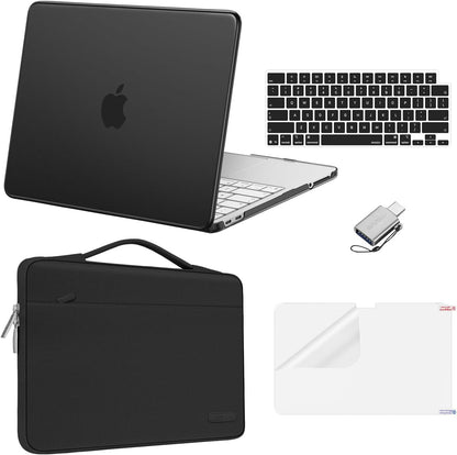 MOSISO MacBook Neo Case 13 inch 2026 A18 Pro, Scratch-Resistant Shockproof Hard Shell, Sleeve Bag, Keyboard Cover, Screen Protector & Type-C