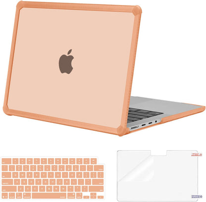 MOSISO Compatible with MacBook Pro 14 inch Case 2021-2026 M5-M1, 3 in 1 Kit Anti-Crack, Shockproof, Scratch-Resistant Slim Hard Shell with TPU Bumper