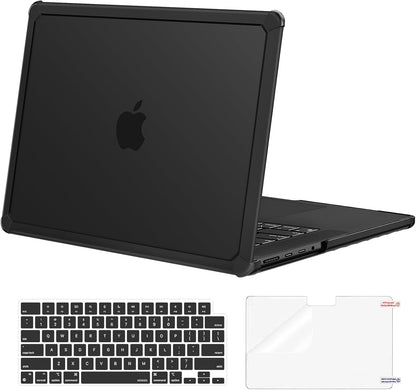 MOSISO Compatible with MacBook Pro 14 inch Case 2021-2026 M5-M1, 3 in 1 Kit Anti-Crack, Shockproof, Scratch-Resistant Slim Hard Shell with TPU Bumper