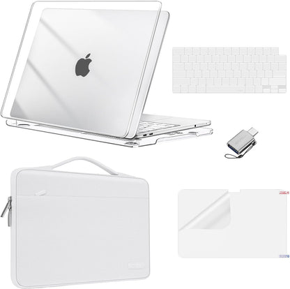 MOSISO MacBook Neo Case 13 inch 2026 A18 Pro, Scratch-Resistant Shockproof Hard Shell, Sleeve Bag, Keyboard Cover, Screen Protector & Type-C