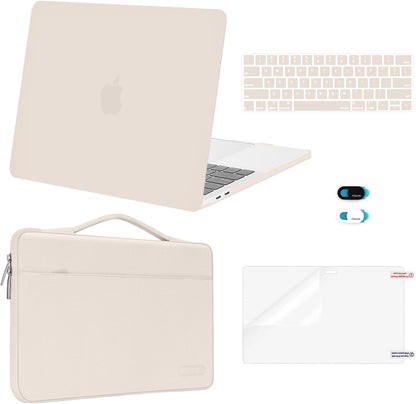 MOSISO Compatible with MacBook Pro 13 inch Case M2/M1 2026-2016 A2338 A2251 A2289 A2159 A1989 A1708 A1706, Plastic Hard Case&Bag&Keyboard Skin&Webcam Cover&Screen Protector