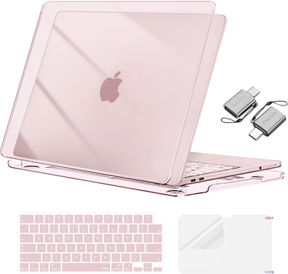 MOSISO Crack-Resistant Cover for MacBook Neo Case 13 inch 2026 A3404 A18 Pro, Protective Hard Shell, Keyboard Cover, Screen Film & Type-C