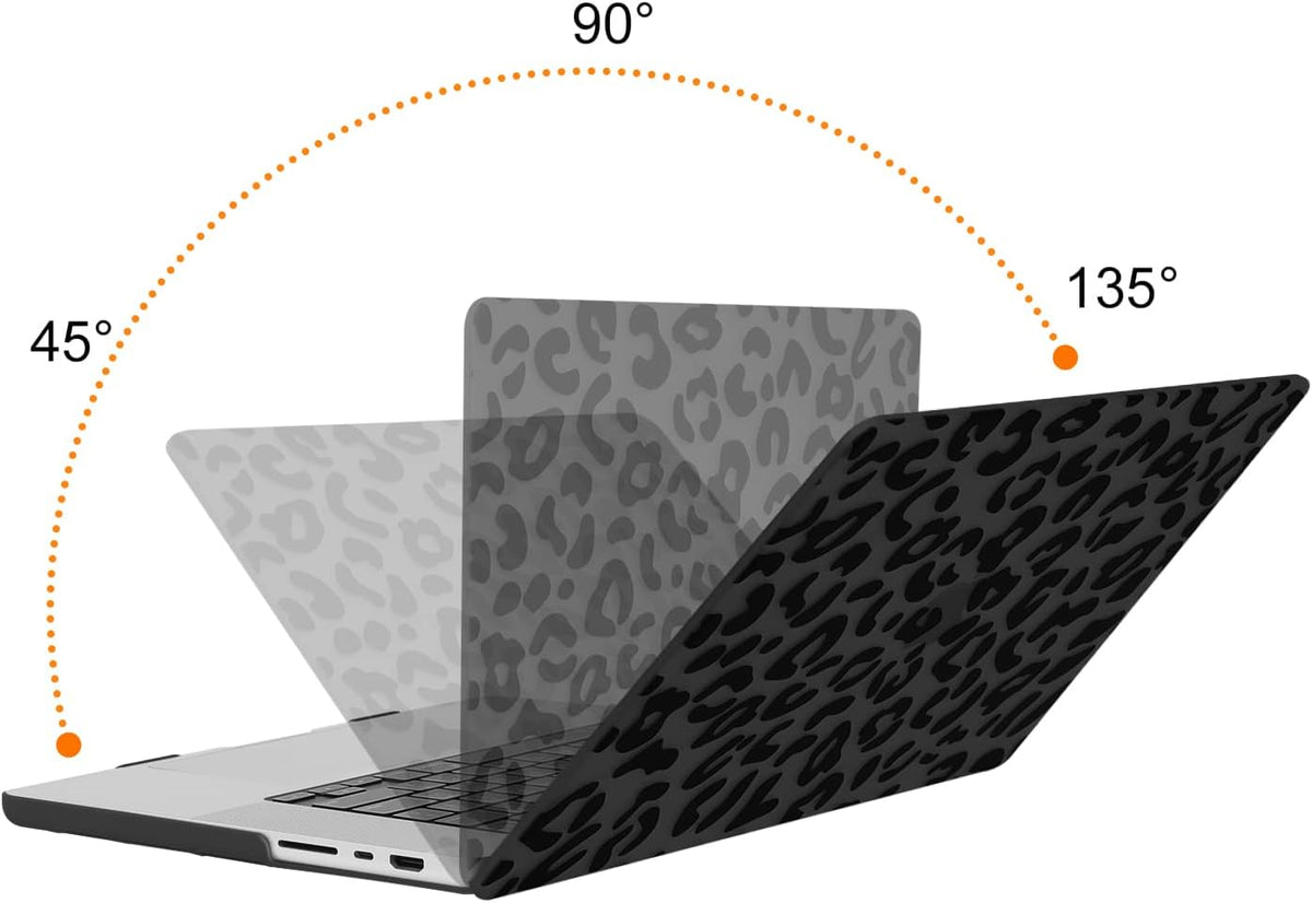 MOSISO Compatible with MacBook Pro 16 inch Case M5-M1 2026-2021 A3429 A3428 A3403 A3186 A2991 A2780 A2485 Pro Max Chip,Leopard Grain Hard Case&Keyboard Cover&Screen Film
