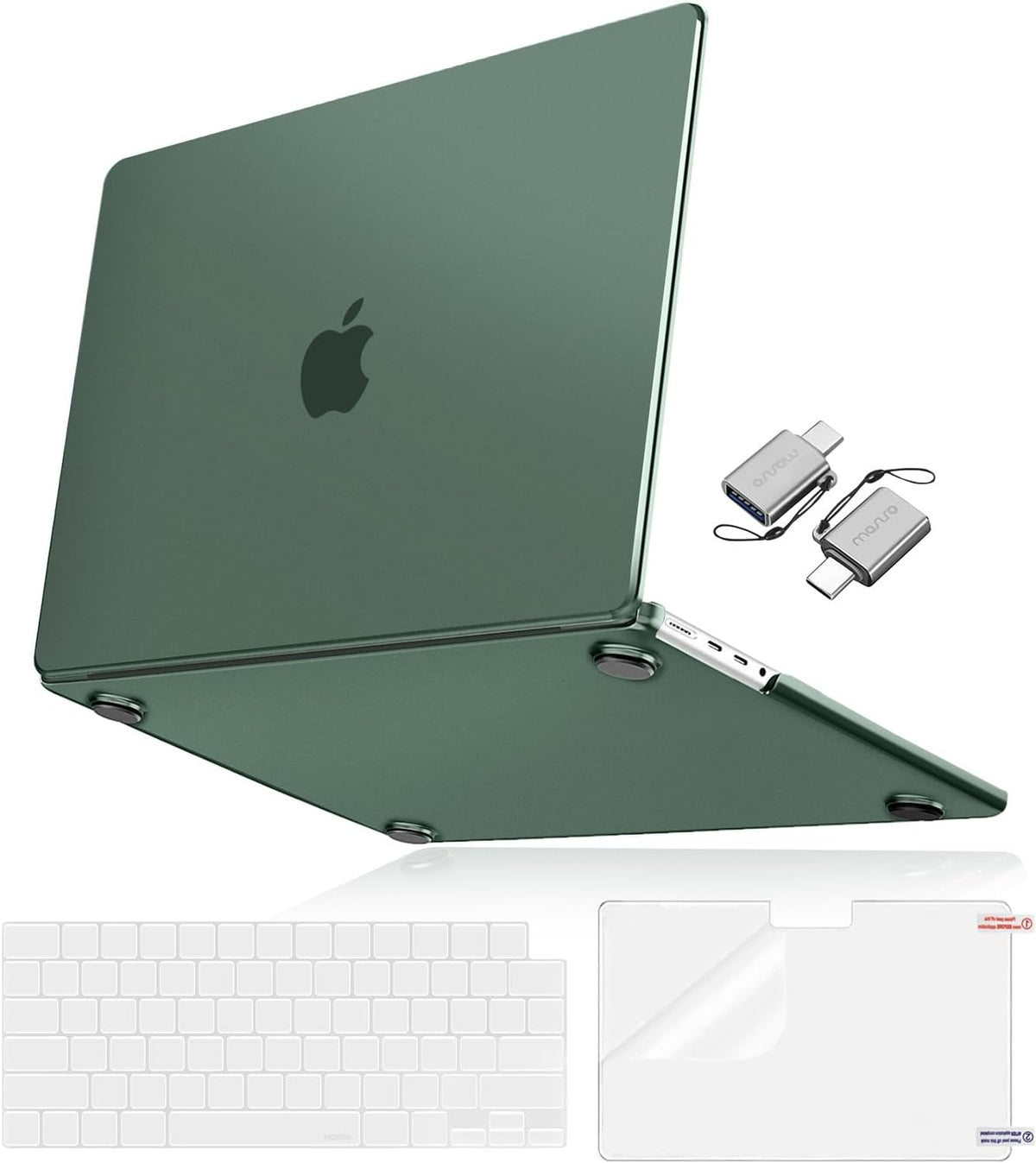 MOSISO 4 in 1 Anti-Fingerprint Hard Shell Case Compatible with MacBook Pro 16 Inch M5-M1 Seamless Snap-On Anti-Crack Protective Kit