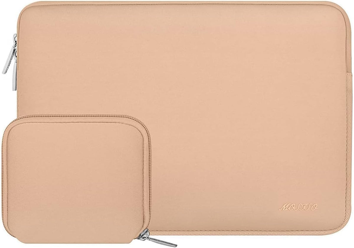 MOSISO Universal Neoprene Laptop Sleeve with Matching Small Accessory Pouch, Shockproof Water Resistant Notebook Case Fits 12.3–18.5 Inch Mac & Windows Laptops
