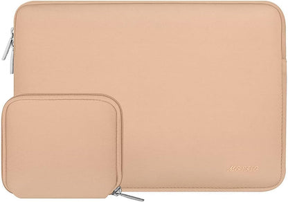 MOSISO Universal Neoprene Laptop Sleeve with Matching Small Accessory Pouch, Shockproof Water Resistant Notebook Case Fits 12.3–18.5 Inch Mac & Windows Laptops