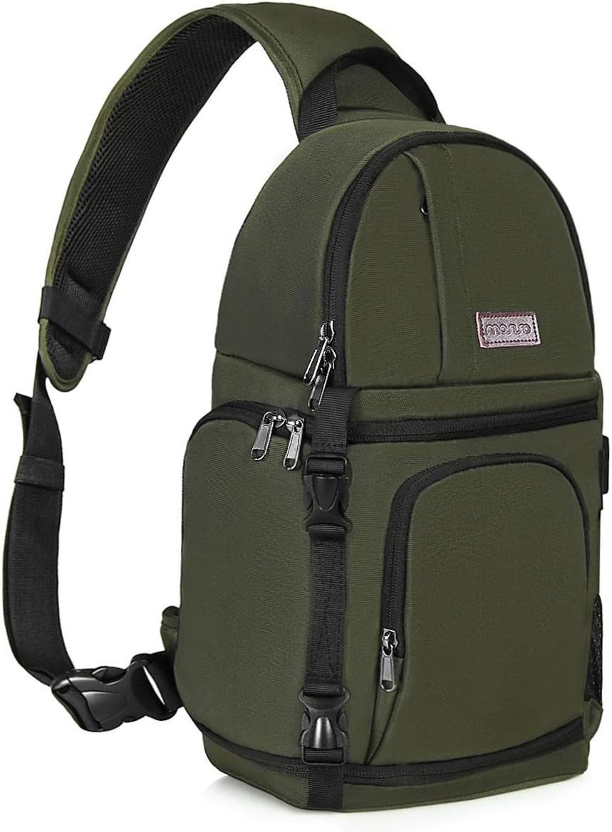 MOSISO Camera Sling Bag, DSLR/SLR/Mirrorless Camera Case Shockproof Photography Camera Backpack with Tripod Holder & Removable Modular Inserts Compatible with Canon/Nikon/Sony/Fuji, Black mysite
