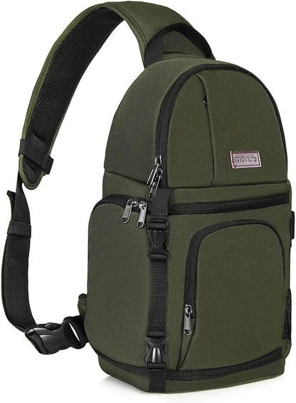 MOSISO Camera Sling Bag, DSLR/SLR/Mirrorless Camera Case Shockproof Photography Camera Backpack with Tripod Holder & Removable Modular Inserts Compatible with Canon/Nikon/Sony/Fuji, Black mysite