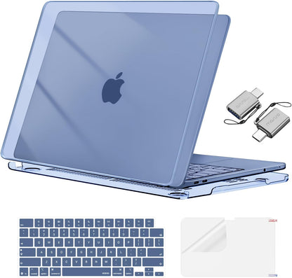 MOSISO Crack-Resistant Cover for MacBook Neo Case 13 inch 2026 A3404 A18 Pro, Protective Hard Shell, Keyboard Cover, Screen Film & Type-C