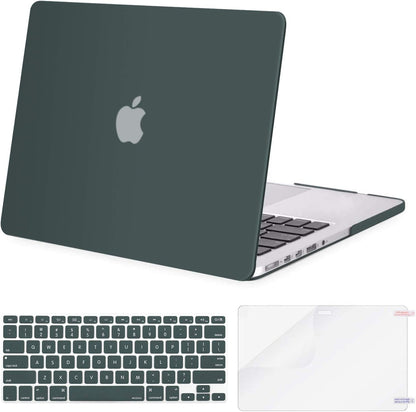 Mosiso 3-in-1 Hard Shell Kit for MacBook Pro 13 Retina — Matte Case, Keyboard Cover & Screen Protector for A1425/A1502 (Late 2012-2015)