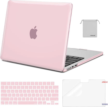MOSISO Compatible with MacBook Air 13 inch Case M2-M5 2022-2026 A3449 A3240 A3113 A2681, 4 in 1 Protective Kit: Hard Shell, Keyboard Cover, Screen Film & Storage Pouch