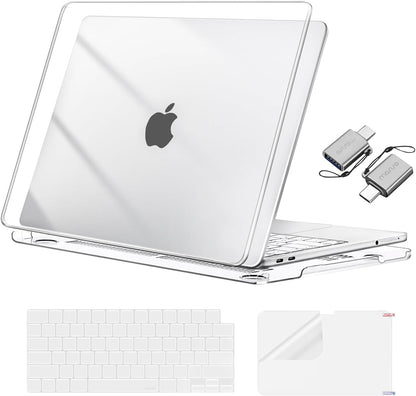 MOSISO Crack-Resistant Cover for MacBook Neo Case 13 inch 2026 A3404 A18 Pro, Protective Hard Shell, Keyboard Cover, Screen Film & Type-C