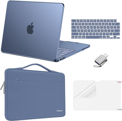MOSISO MacBook Neo Case 13 inch 2026 A18 Pro, Scratch-Resistant Shockproof Hard Shell, Sleeve Bag, Keyboard Cover, Screen Protector & Type-C