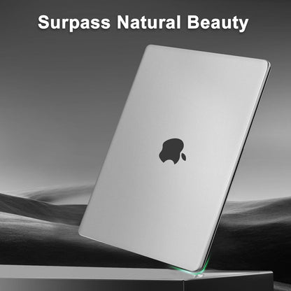 MOSISO Compatible with MacBook Air 15 inch Case 2025 2024 2023 Release M4 A3241 M3 A3114 M2 A2941, Ultra-Thin Natural Original Color Plastic Hard Shell Case & Keyboard Cover & Type C, Frost Clear