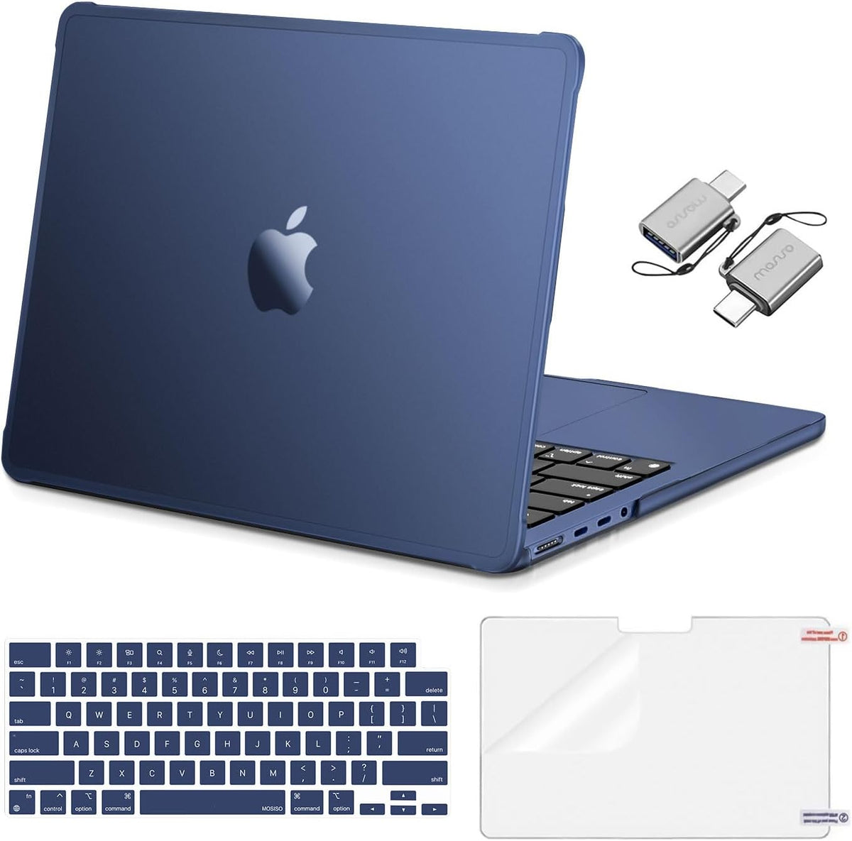 MOSISO Compatible with MacBook Pro 14 inch Case 2026-2021 M5 M4 M3 M2 M1 A3427 A3426 A3434 A3112 A3185 A3401 A2918 A2992 A2779 A2442, 4 in 1 Kit Crack-Resistant Reinforced Corners Shell, Space Black mysite