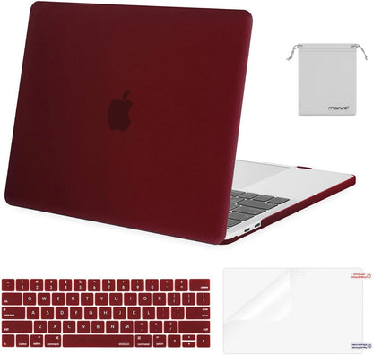 MOSISO Compatible with MacBook Pro 13 inch Case M2/M1 2016-2026 A2338 A2251 A2289 A2159 A1989 A1708 A1706,Plastic Hard Shell&Keyboard Cover&Screen Film&Storage Bag