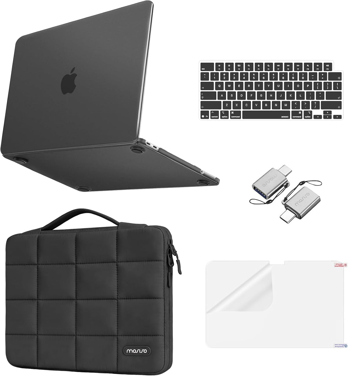 MOSISO Compatible with MacBook Neo Case 13 inch 2026 A3404, Scratch & Fingerprint Resistant Hard Shell, Keyboard Cover, Screen Protector & Puffy Bag