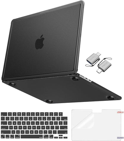 MOSISO 4-in-1 Hard Shell Case for MacBook Air 13 & 13.6 Inch M5 M4 M3 M2 (2026-2022) — A3449/A3240/A3113/A2681, Matte Anti-Fingerprint Kit