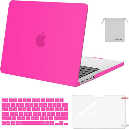 MOSISO Compatible with MacBook Pro 14 inch Case M5-M1 2026-2021 A3427 A3426 A3434 A3112 A3185 A3401 A2918 A2992 A2779 A2442,Hard Case&Keyboard Skin&ScreenFilm&Pouch