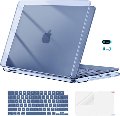 MOSISO Cover Compatible with MacBook Neo Case 13 inch 2026 Release Model A3404 with A18 Pro Chip, Crack-Resistant Protective Hard Shell&Keyboard Cover&Screen Film&Webcam Cover, Crystal Clear mysite